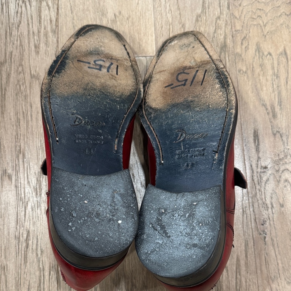 Duca by Matiste Men’s Garda Shoes Antique Red Size 10.5 - Picture 6 of 7